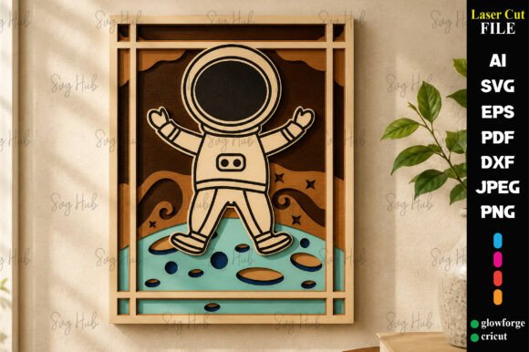 3D Astronaut Layered Laser Cut: Creative Possibilities for Makers and Entrepreneurs