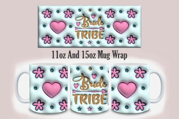 3D Inflated Bride Tribe Mug Design PNG: A Practical Guide for Creators