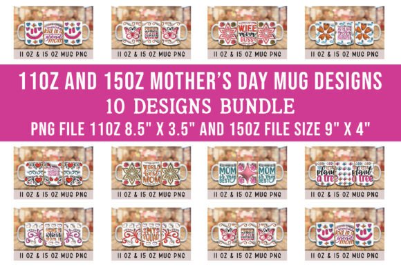 3D Inflated Mothers Day Mug Design PNG: A Strategic Asset for Creators and Brands