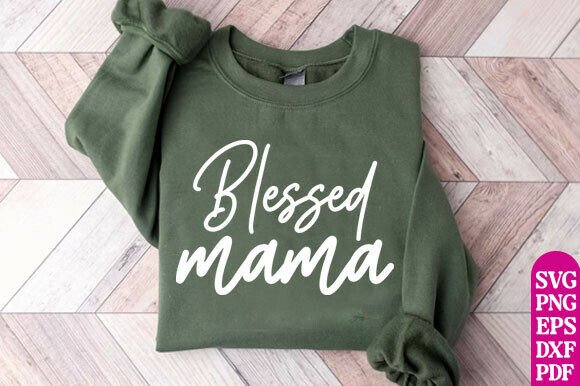 Blessed Mama Faux Pearls PNG: A Versatile Religious Design for Crafters and Creatives