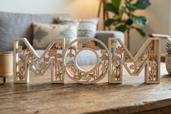 Celebrating Motherhood with the Layered Flower MOM Shadow Box - 3D: A Fusion of Craft and Technology in Modern Design