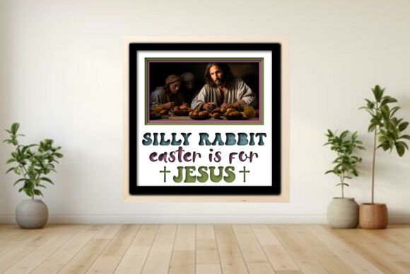 Easter is for Jesus Photo Frame Shadow
