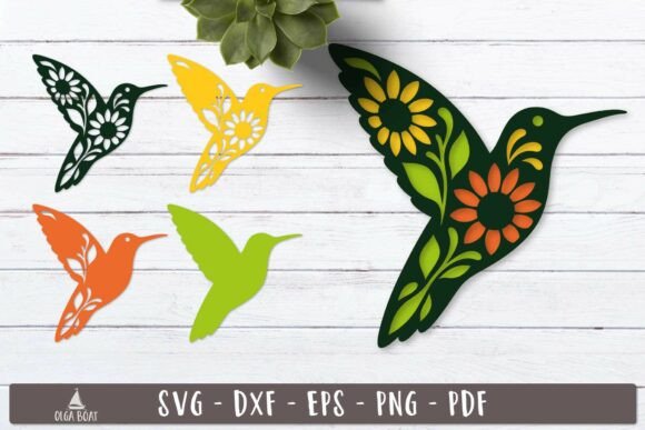 Evaluating the 3d Floral Hummingbird Layered SVG Design for Professional Crafting