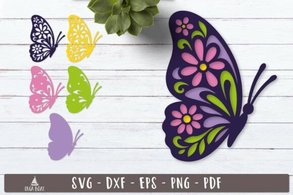 Evaluating the 3d SFloral Butterfly SVG Layered Design for Advanced Crafting