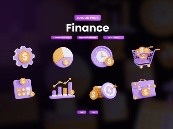 Finance 3D Icon Pack: A Practical Visual Asset for Modern Financial Platforms