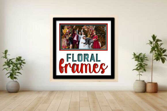 Floral Frames Photo Frame Shadow: A Layered 3D Design