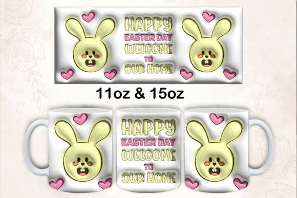 Happy Easter Day Welcome to Our Home Mug: A Festive Touch for Your Spring Celebrations