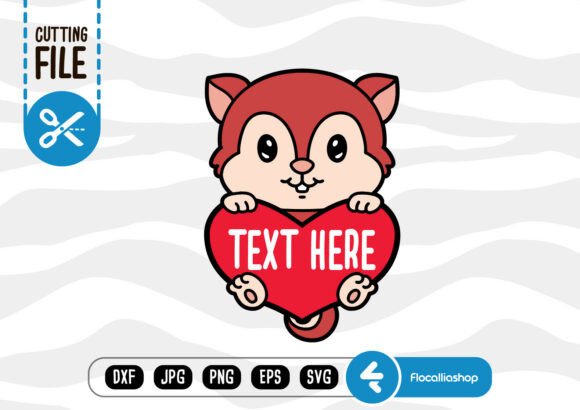 Heart Text Holder SVG and Squirrel SVG: Creative Integration for Personalized Projects