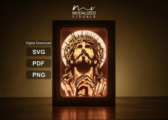 Jesus Lightbox Paper Cut Layered: A Unique Craft for Meaningful Decor