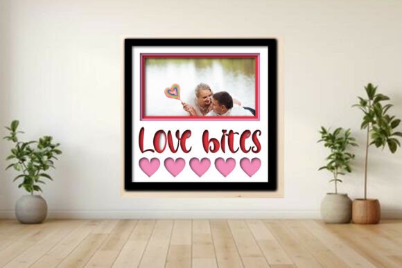 Love Bites Photo Frame Shadow: A Layered Memory Project