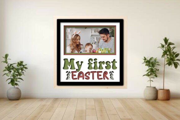 My First Easter Photo Frame Shadow: A Layered Keepsake Project
