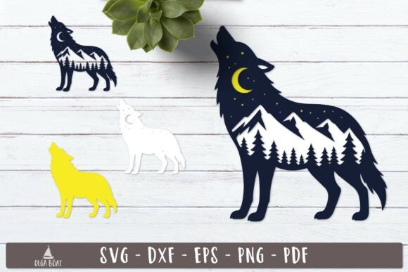 Unlocking Depth and Dimension: The Art of the 3D Mountain Wolf Layered SVG Design